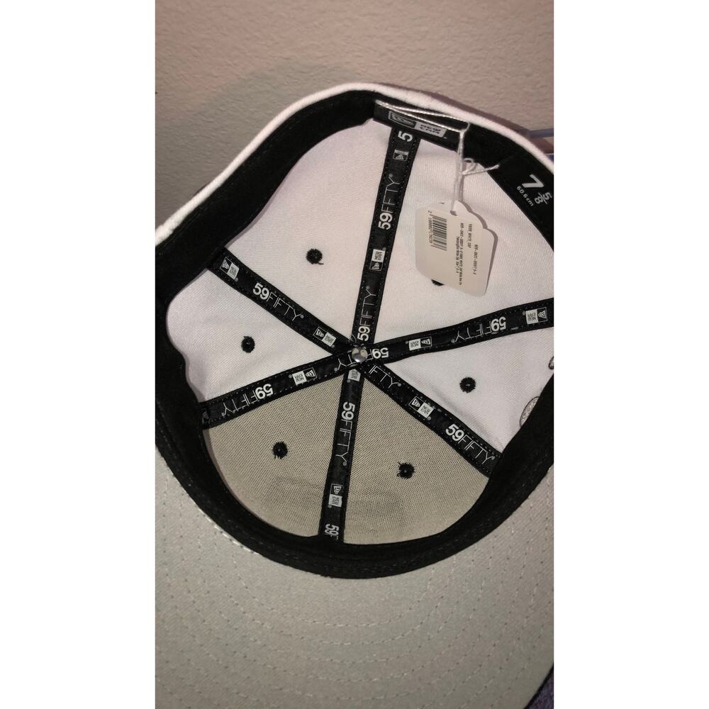 Yamborghini New Era Blk/Wht 7 5/8 fitted hat - Picture 5 of 7